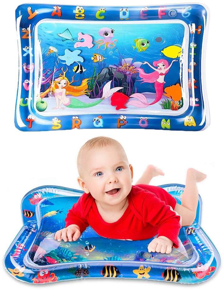 Inflatable Tummy Time Playing Water Mat (Plastic Packing)