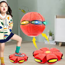 Matex Portable Creative Magic Light Flying Saucer UFO Ball For Kids