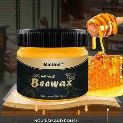 (Special Offer) "Buy 1 Get 1 Free" Wood Seasoning Beewax Polish 85ml With Sponge