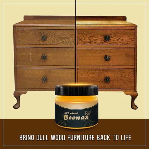 (Special Offer) "Buy 1 Get 1 Free" Wood Seasoning Beewax Polish 85ml With Sponge