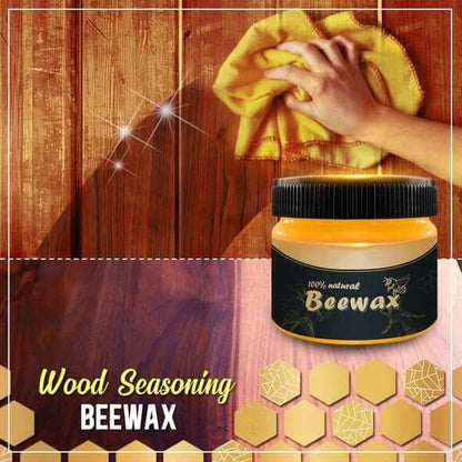 (Special Offer) "Buy 1 Get 1 Free" Wood Seasoning Beewax Polish 85ml With Sponge