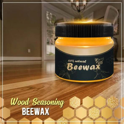 (Special Offer) "Buy 1 Get 1 Free" Wood Seasoning Beewax Polish 85ml With Sponge