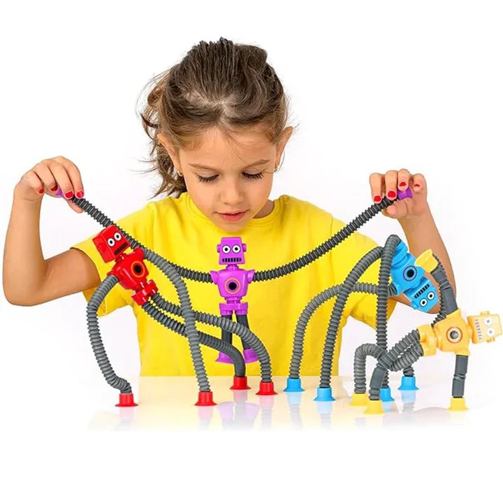 Telescopic Suction Cup Giraffe Toy For Kids