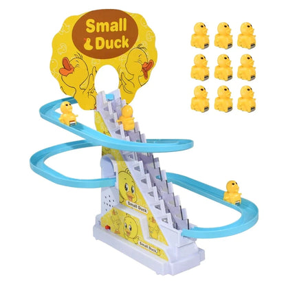 Electric Duck Track Slide Toy