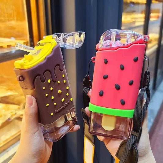 Ice Cream Style Water Bottle