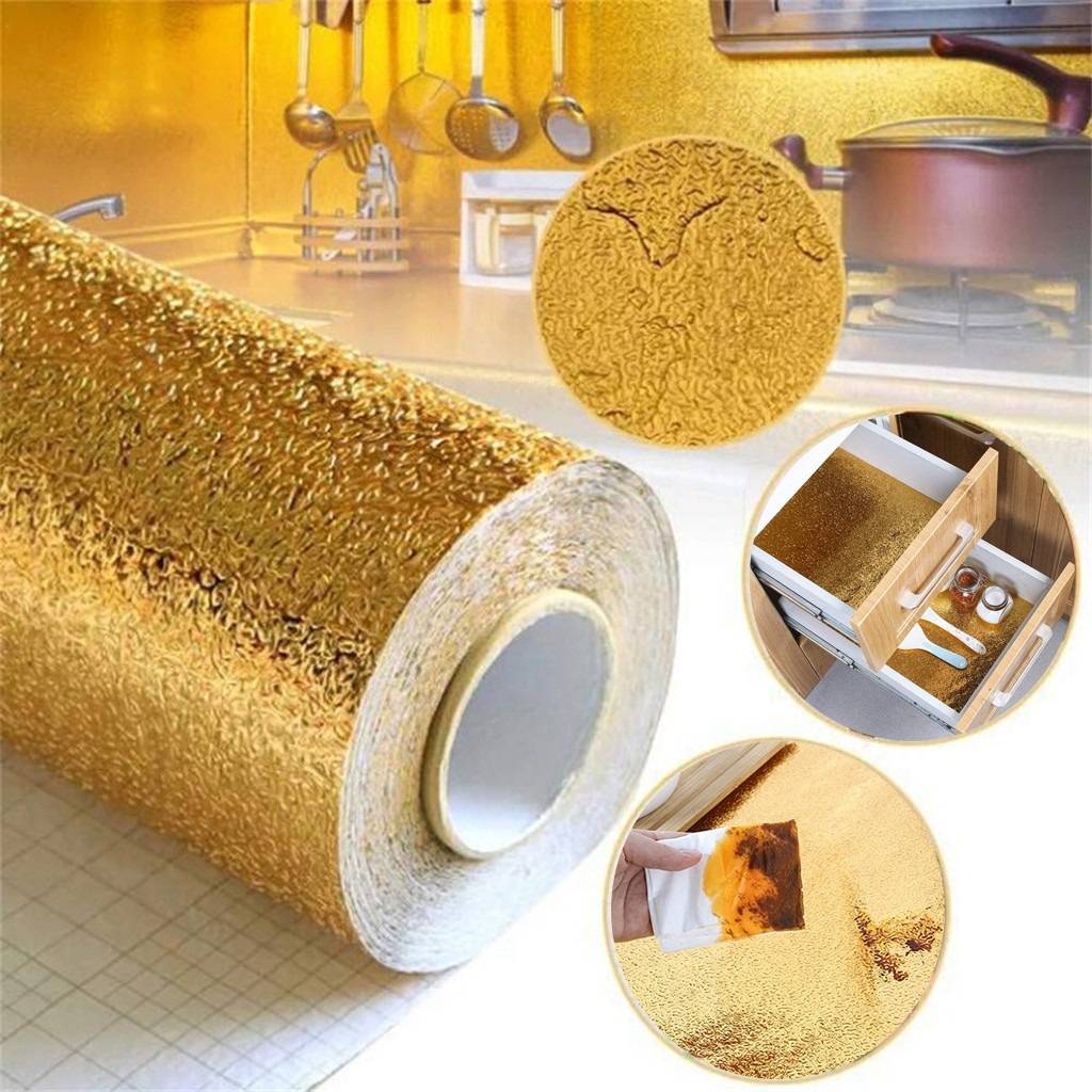 Self Adhesive Kitchen Oil-Proof Waterproof Aluminum Foil