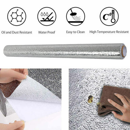 Self Adhesive Kitchen Oil-Proof Waterproof Aluminum Foil